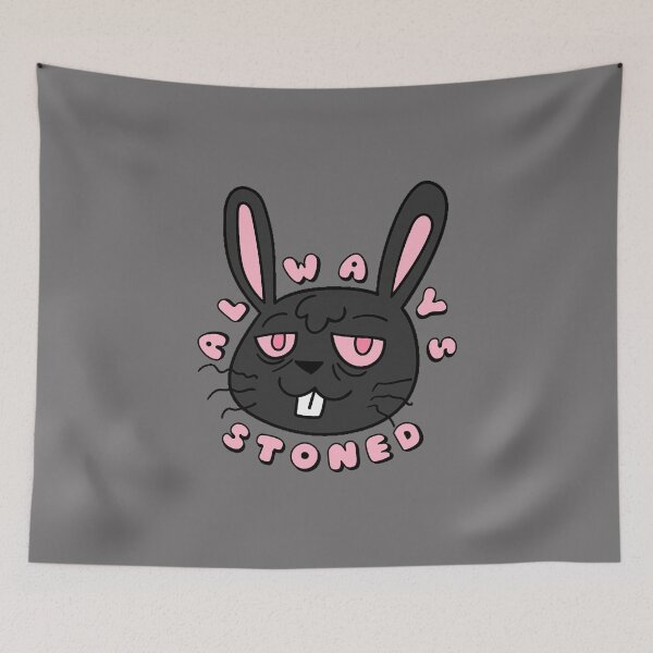 Item preview, ALWAYS STONED High Bunny Black Pink designed and sold by everything4eva.