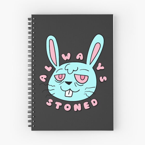 Item preview, ALWAYS STONED High Bunny Pastel Blue designed and sold by everything4eva.