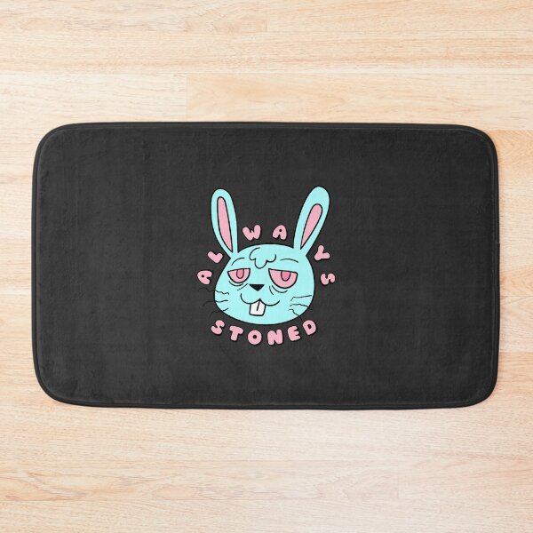 Item preview, ALWAYS STONED High Bunny Pastel Blue designed and sold by everything4eva.