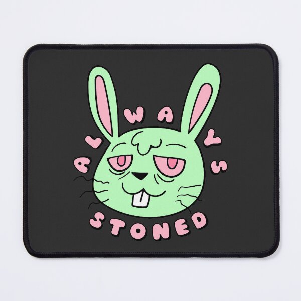Item preview, ALWAYS STONED High Bunny Pastel Green designed and sold by everything4eva.