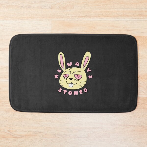 Item preview, ALWAYS STONED High Bunny Pastel Yellow designed and sold by everything4eva.