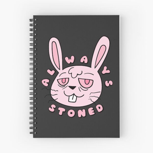 Item preview, ALWAYS STONED High Bunny Pastel Pink designed and sold by everything4eva.