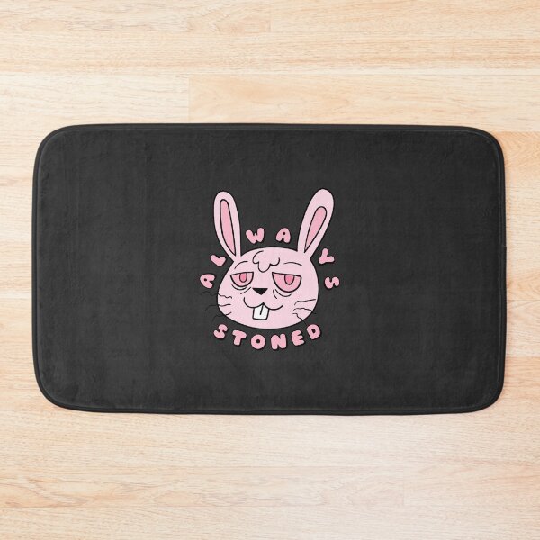 Item preview, ALWAYS STONED High Bunny Pastel Pink designed and sold by everything4eva.