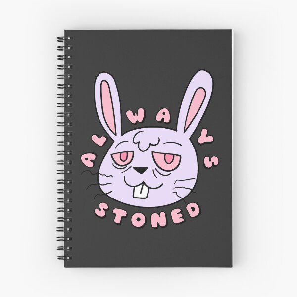 Item preview, ALWAYS STONED High Bunny Pastel Purple designed and sold by everything4eva.