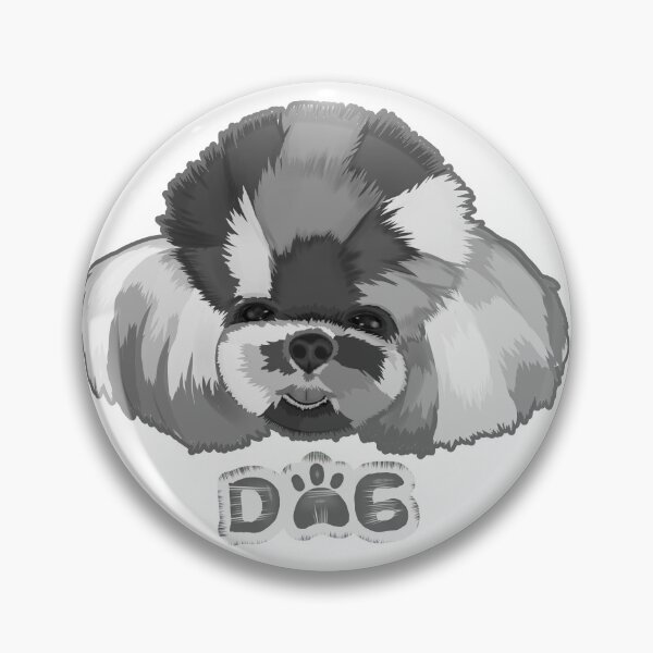 Item preview, Dog drawing grayscale designed and sold by Radelss.