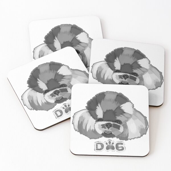 Item preview, Dog drawing grayscale designed and sold by Radelss.