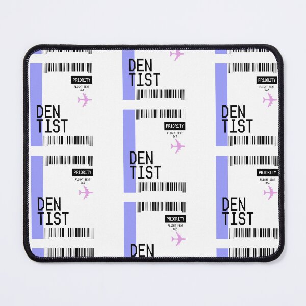 Item preview, PLANE TICKET POCKET DESIGN DENTIST designed and sold by aydapadi.