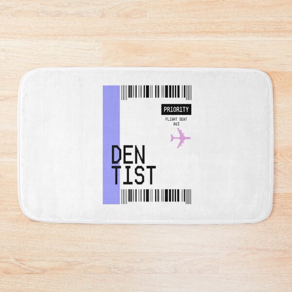 Item preview, PLANE TICKET POCKET DESIGN DENTIST designed and sold by aydapadi.