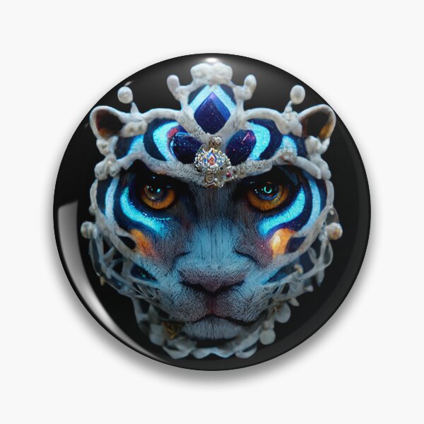 Item preview, Gfab Bfab Gen Ai FFabSurreal Trends Majestic Siberian Tiger with Jewels Design/Art designed and sold by Surrealtrends.