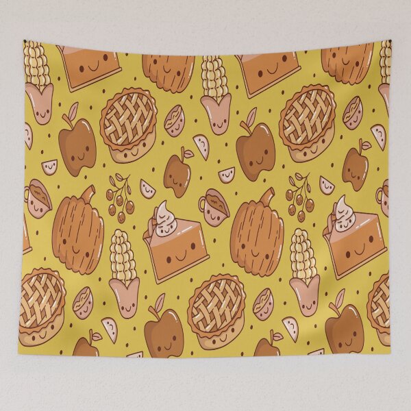Item preview, Kawaii Thanksgiving Pattern - Thanksgiving designed and sold by Best Pattern⭐⭐⭐⭐⭐.