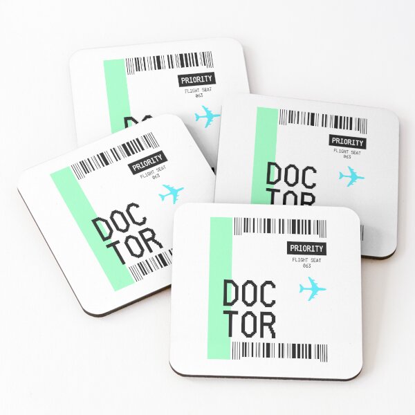 Item preview, PLANE TICKET POCKET DESIGN DOCTOR designed and sold by aydapadi.