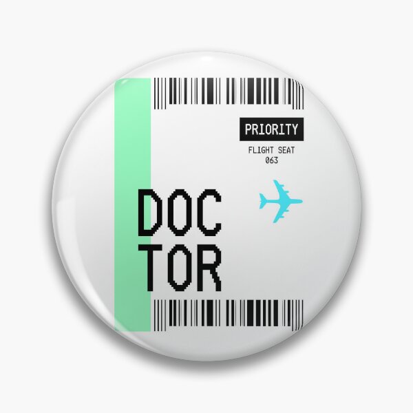 Item preview, PLANE TICKET POCKET DESIGN DOCTOR designed and sold by aydapadi.