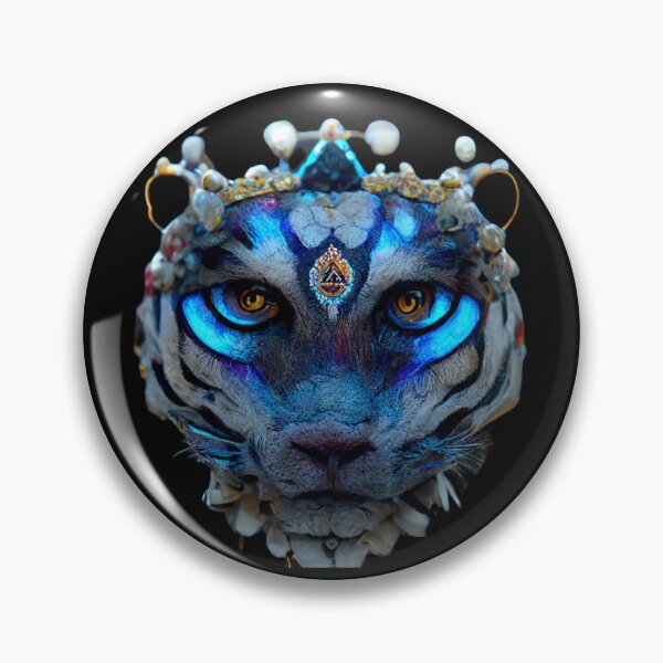 Item preview, Gfab Bfab Gen Ai FFab Surreal Trends Majestic Siberian Tiger with Jewels Design/Art designed and sold by Surrealtrends.