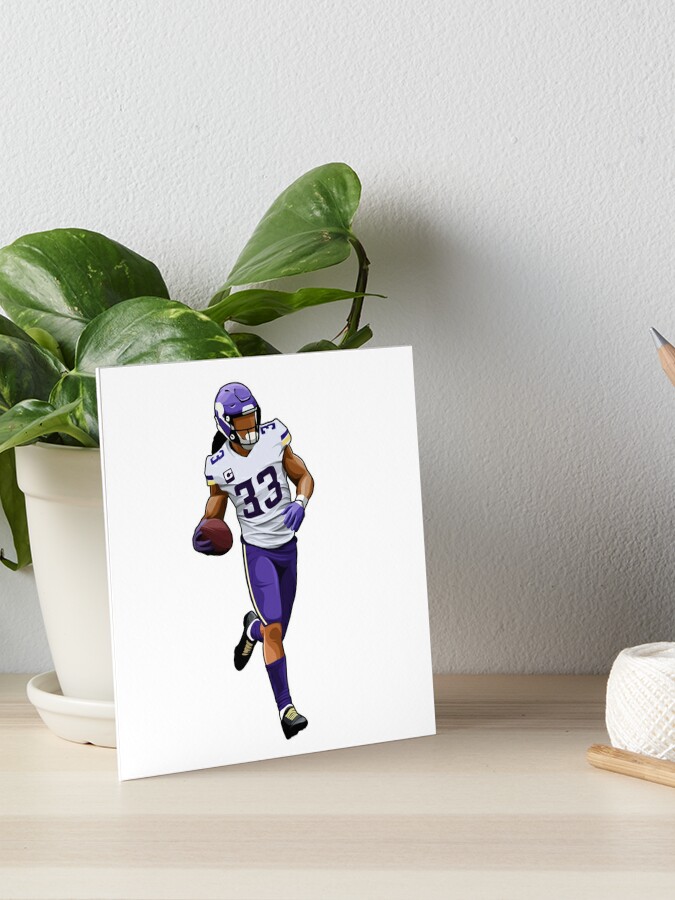 Dalvin Cook #33 Moves The Ball Art Board Print for Sale by