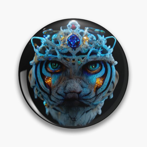 Item preview, Gfab Bfab Gen Ai FFab Surreal Trends Majestic Siberian Tiger with Jewels Design/Art designed and sold by Surrealtrends.