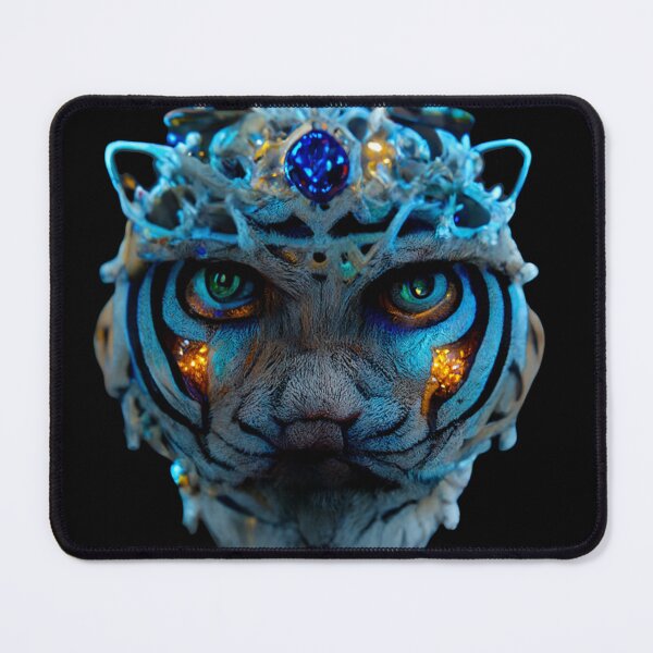 Item preview, Gfab Bfab Gen Ai FFab Surreal Trends Majestic Siberian Tiger with Jewels Design/Art designed and sold by Surrealtrends.