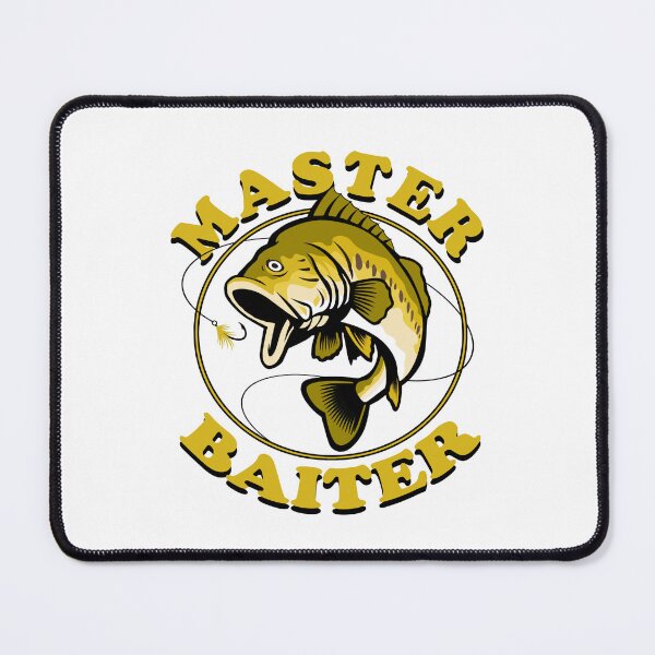 Item preview, Master Baiter Funny Sarcastic Pun Angler Fishing Lover Humor Fathers Day designed and sold by Bad Kitty Designz.