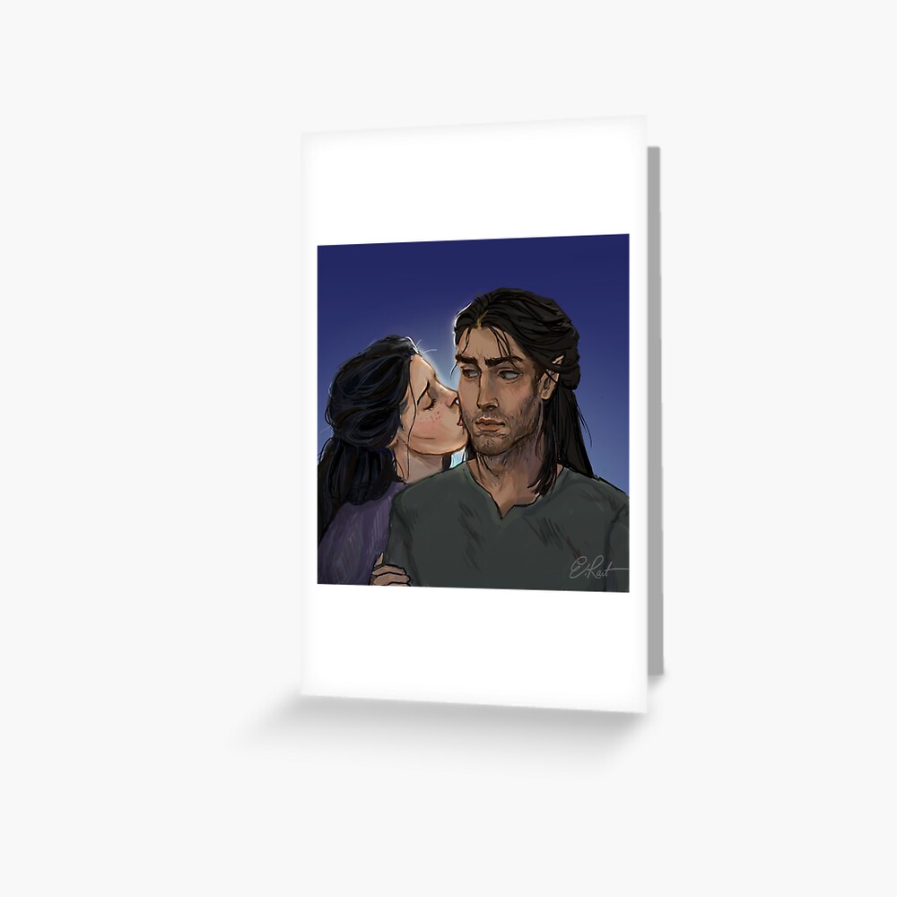 Elide And Lorcan Greeting Card By Elizabethrast Redbubble 8719