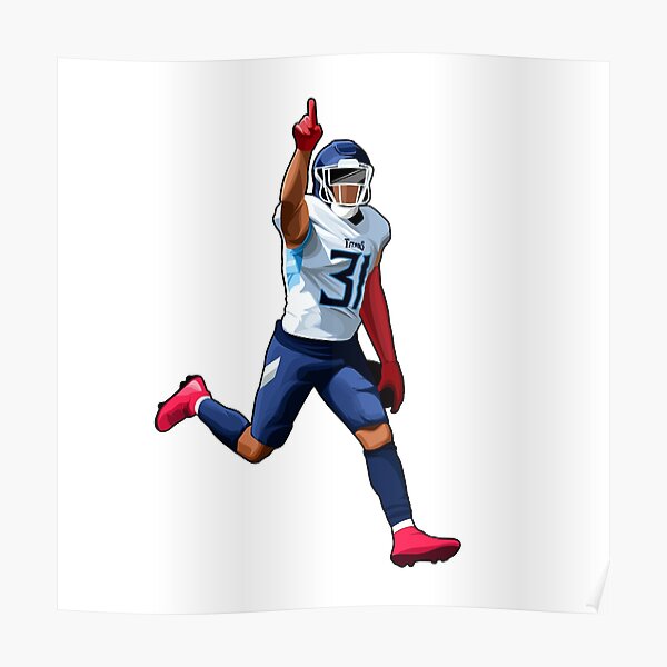 Kevin Byard Football Paper Poster Titans 3 - Kevin Byard - Pin