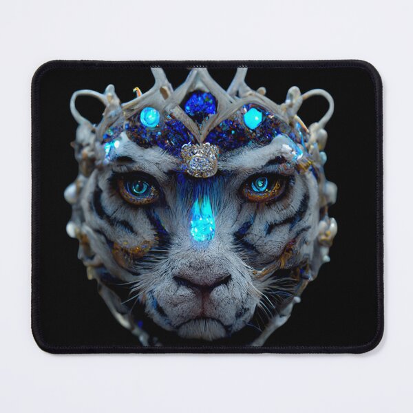 Item preview, Gfab Bfab Gen Ai FFab Surreal Trends Majestic Siberian Tiger with Jewels Design/Art designed and sold by Surrealtrends.