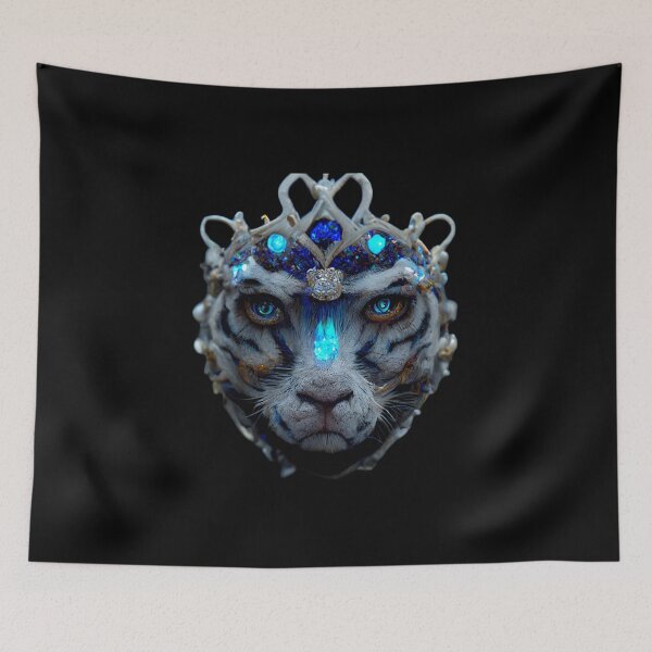 Item preview, Gfab Bfab Gen Ai FFab Surreal Trends Majestic Siberian Tiger with Jewels Design/Art designed and sold by Surrealtrends.