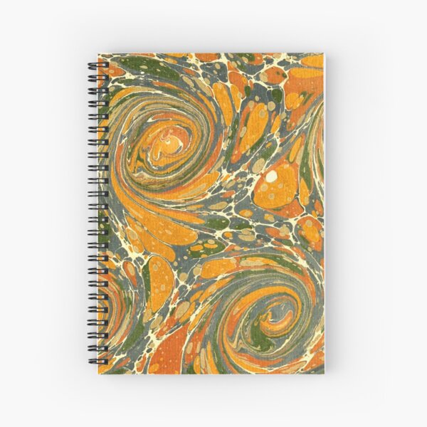 Old Marbled Paper 03 Cuaderno de espiral