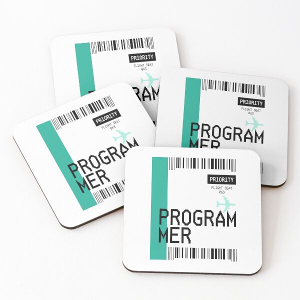 Item preview, PLANE TICKET POCKET DESIGN PROGRAMMER designed and sold by aydapadi.