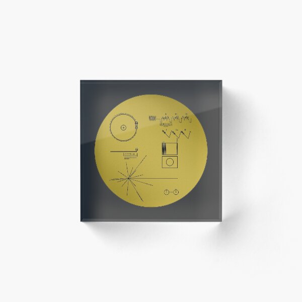 Space Voyage Acrylic Block