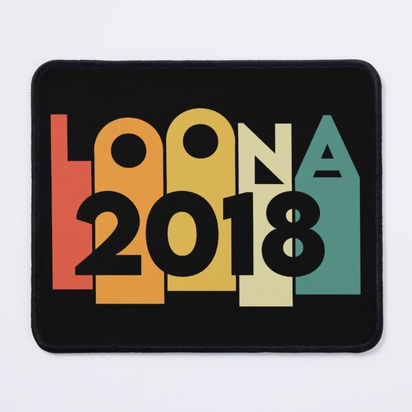 Item preview, LOONA 2018 Retro Typography  designed and sold by AliffStudio.