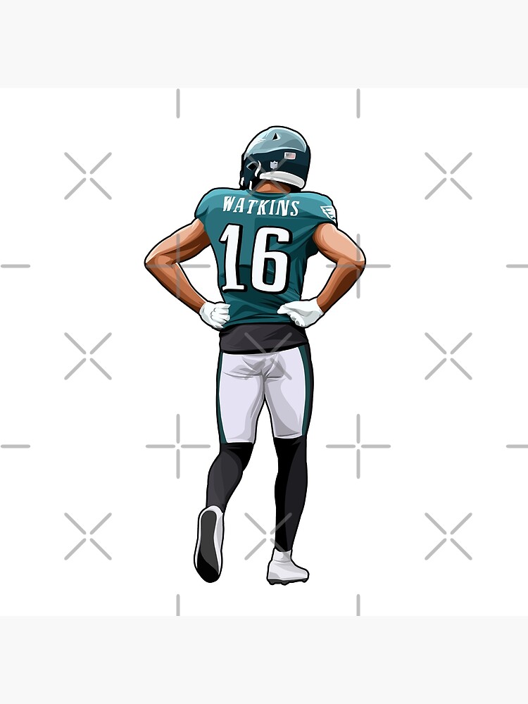 Dallas Goedert Football Paper Poster Eagles 3 - Dallas Goedert