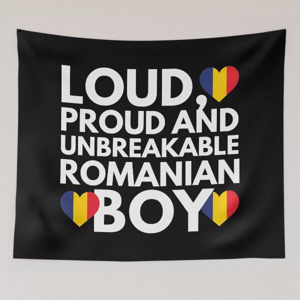 Item preview, I am Romanian Boy Loud, Proud and Unbreakable designed and sold by HelloFromAja.