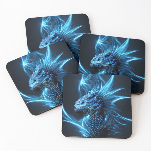 Item preview, Blue Thunder Dragon designed and sold by INFINITYGUY ⭐⭐⭐⭐⭐.
