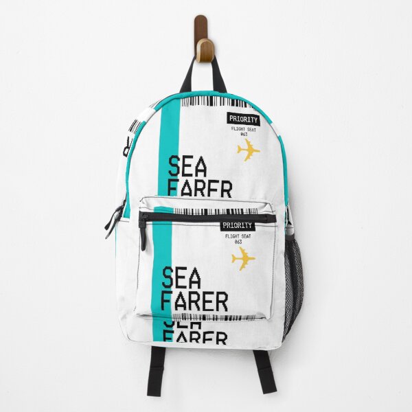 Item preview, PLANE TICKET POCKET DESIGN SEA FARER designed and sold by aydapadi.
