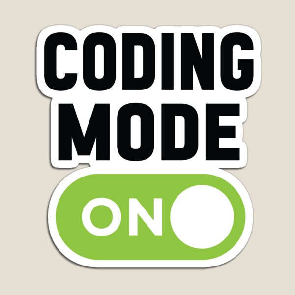 Item preview, Coding Mode On designed and sold by freshLayer.