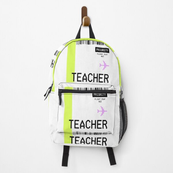 Item preview, PLANE TICKET POCKET DESIGN TEACHER designed and sold by aydapadi.