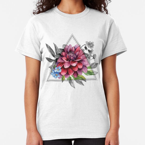 Geometric Dahlia Classic T-Shirt