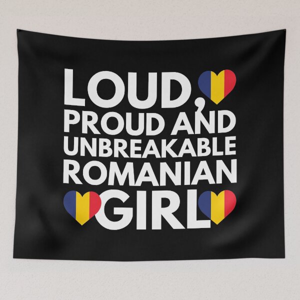 Item preview, Loud, Proud and Unbreakable Romanian Girl from Romania designed and sold by HelloFromAja.