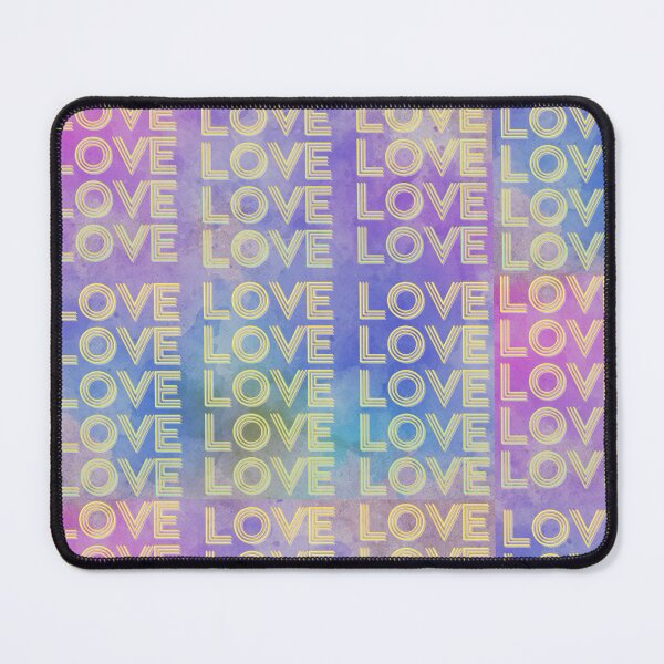 Item preview, love,repeatedly Lettering,blue-colored painting,vivid colors designed and sold by zzzozzo.