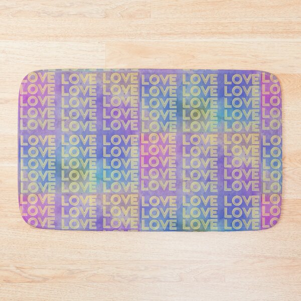 Item preview, love,repeatedly Lettering,blue-colored painting,vivid colors designed and sold by zzzozzo.