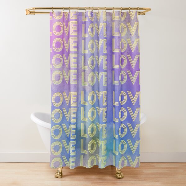 Item preview, love,repeatedly Lettering,blue-colored painting,vivid colors designed and sold by zzzozzo.