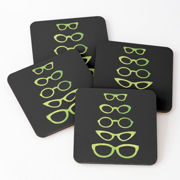 Item preview, Lime Green Eyeglasses In Various Shapes designed and sold by Primroaddesigns.