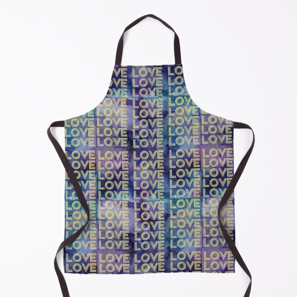 Item preview, love,repeatedly Lettering,blue-colored painting,vivid colors designed and sold by zzzozzo.