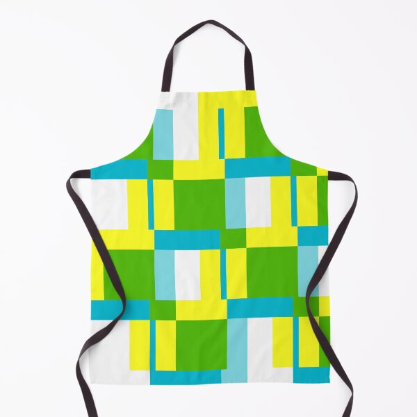 Item preview, Square Structures - Yellow and Green "Geometric Works" designed and sold by Istvan Ocztos.