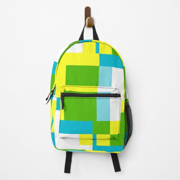 Item preview, Square Structures - Yellow and Green "Geometric Works" designed and sold by Istvan Ocztos.
