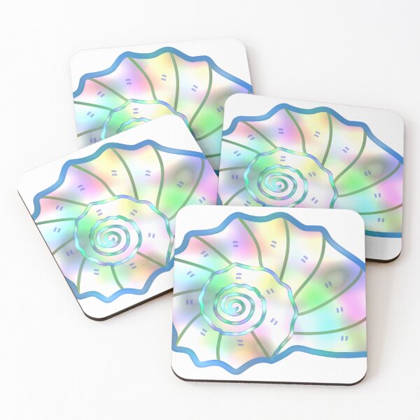 Item preview, Colorful sea shell designed and sold by VeganGuitarizm.