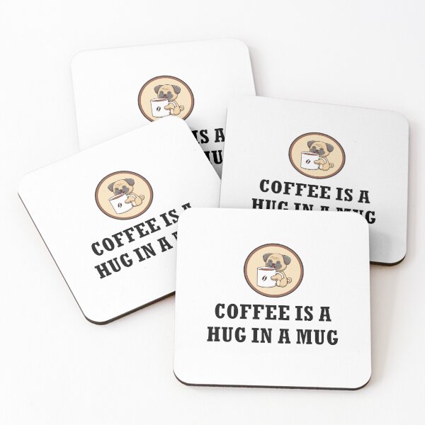 Item preview, Coffee is a Hug in a Mug designed and sold by muchhappier.
