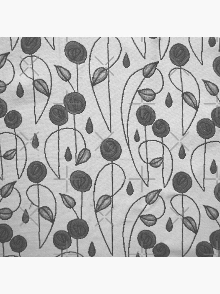 "Charles Rennie Mackintosh flowers, Grey, white " Poster for Sale by ...