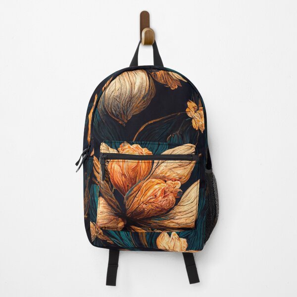 Item preview, Floral Pattern Teal and Gold designed and sold by NianderQuinn.