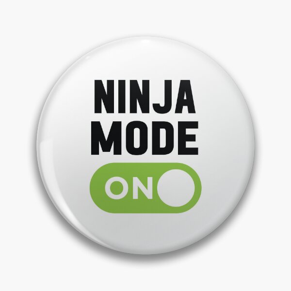 Item preview, Ninja Mode On designed and sold by freshLayer.