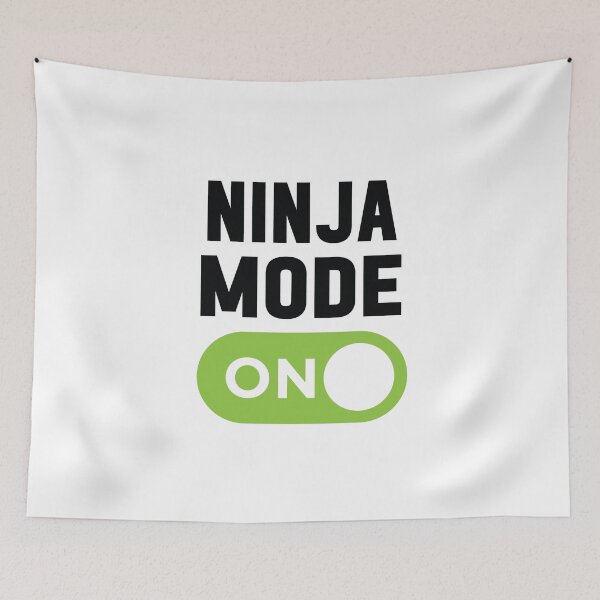 Item preview, Ninja Mode On designed and sold by freshLayer.